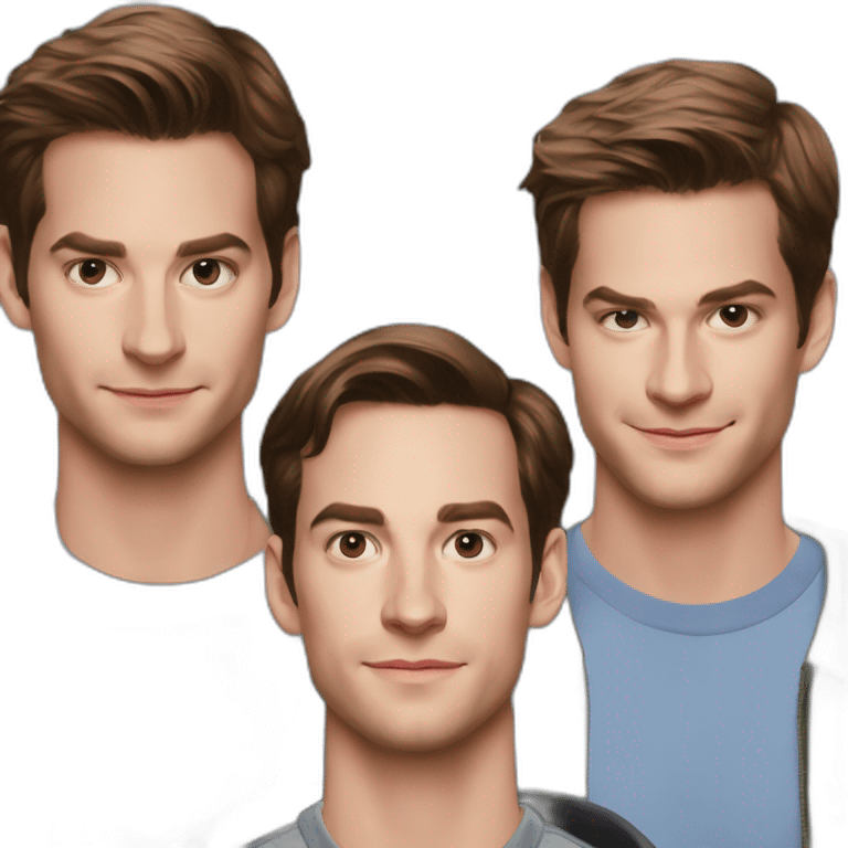 Tobey maguire andrew garfield and tom hollad emoji