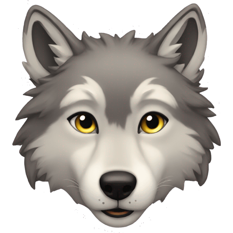 Demisexual Wolf emoji