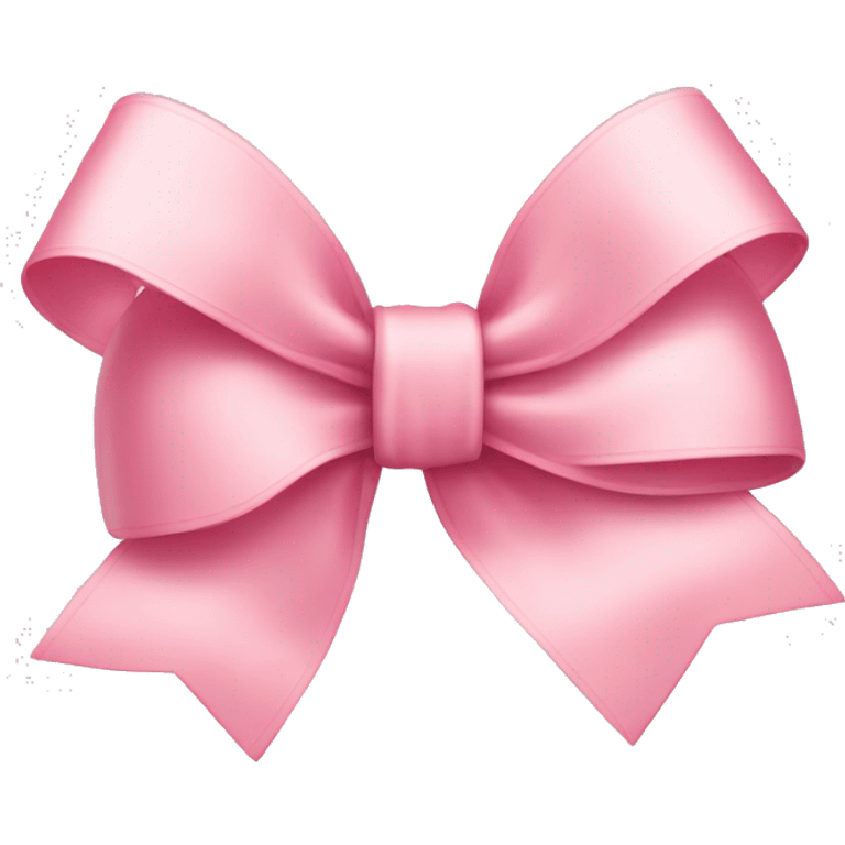 light pink ribbon bow emoji