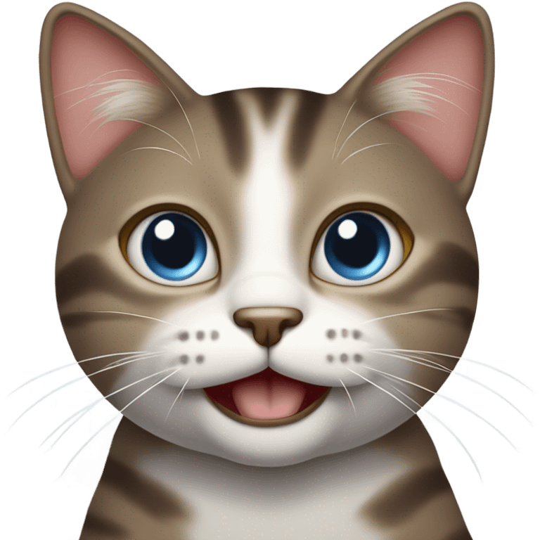 Cat that is smiling emoji