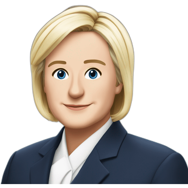 Macron sur Marine Le Pen emoji