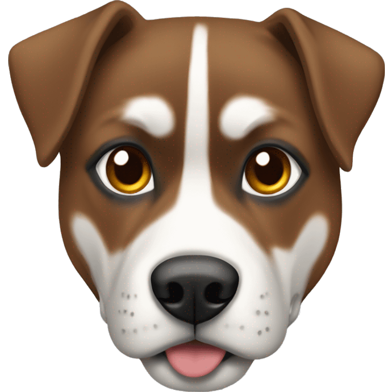 brown husky mix boxer emoji