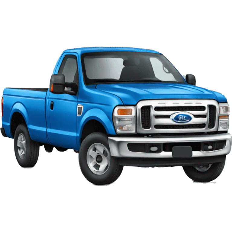 ford truck blue emoji