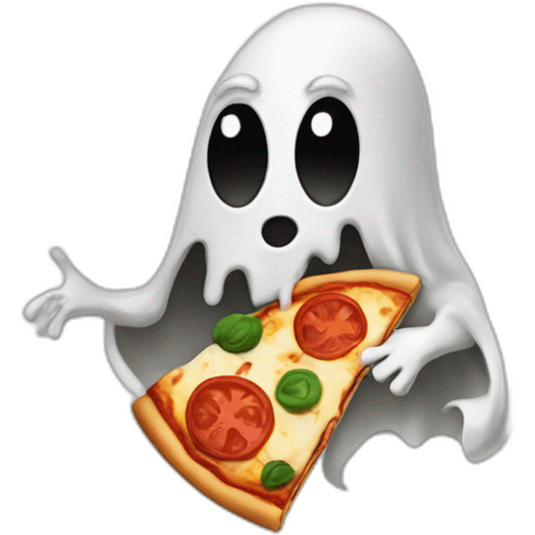 ghost pizza emoji