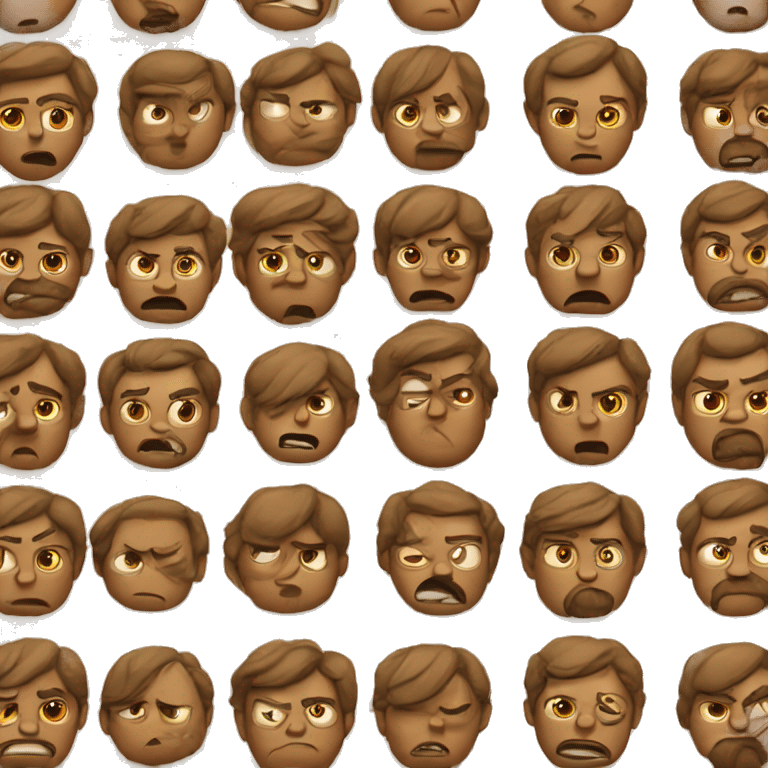 Emoji looking annoyed  emoji