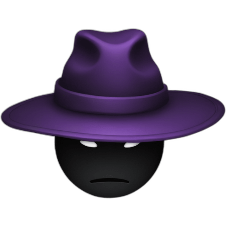 Evil hat emoji