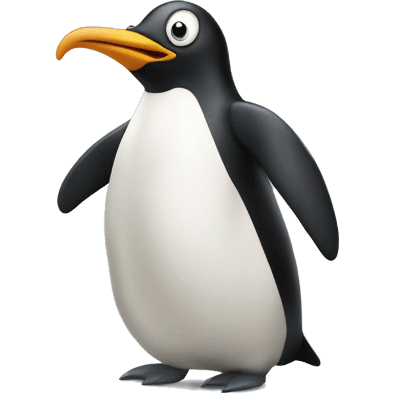 penguin as a worm  emoji