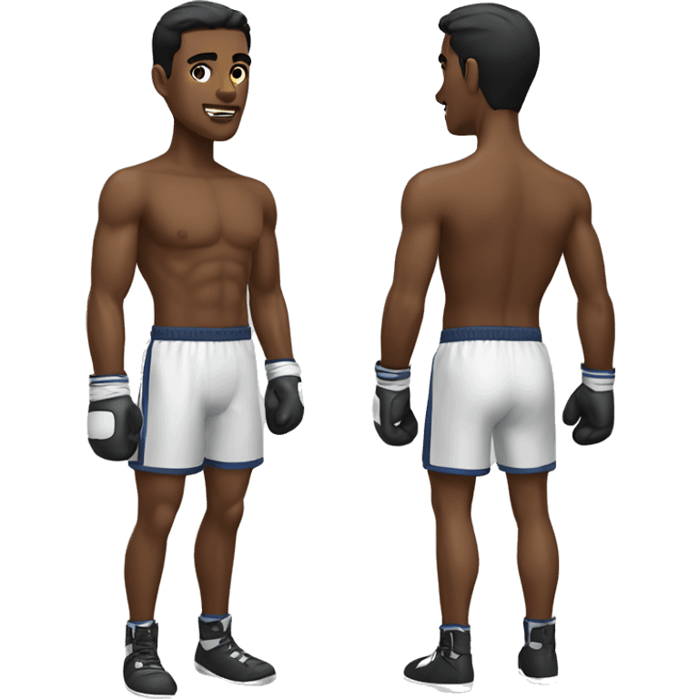 Male boxer shorts model emoji