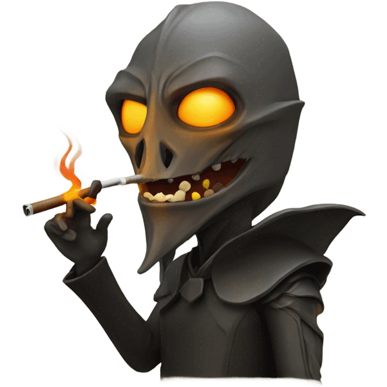 sauron smoking a pipe  emoji