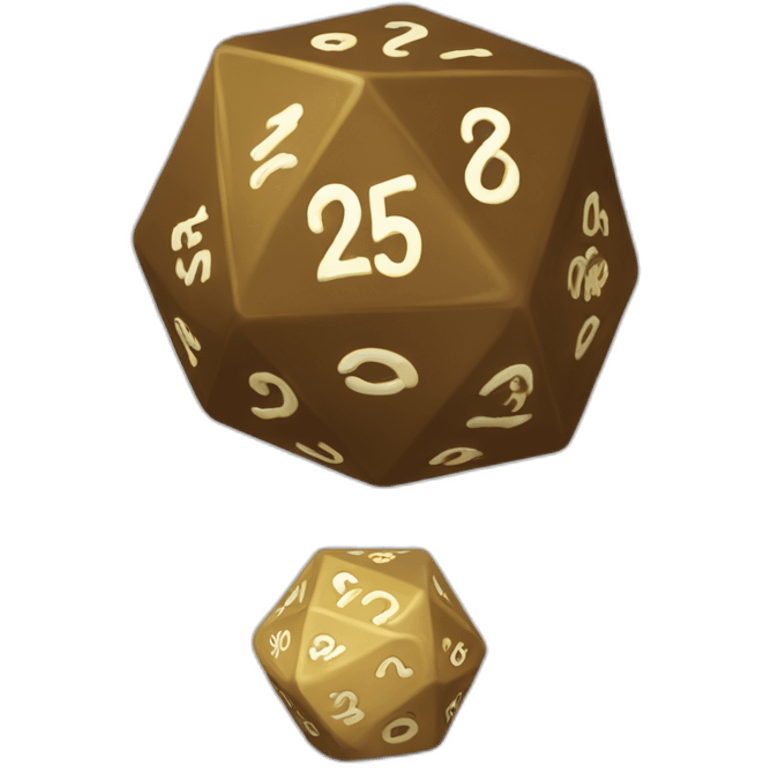 Roll dice D20 emoji