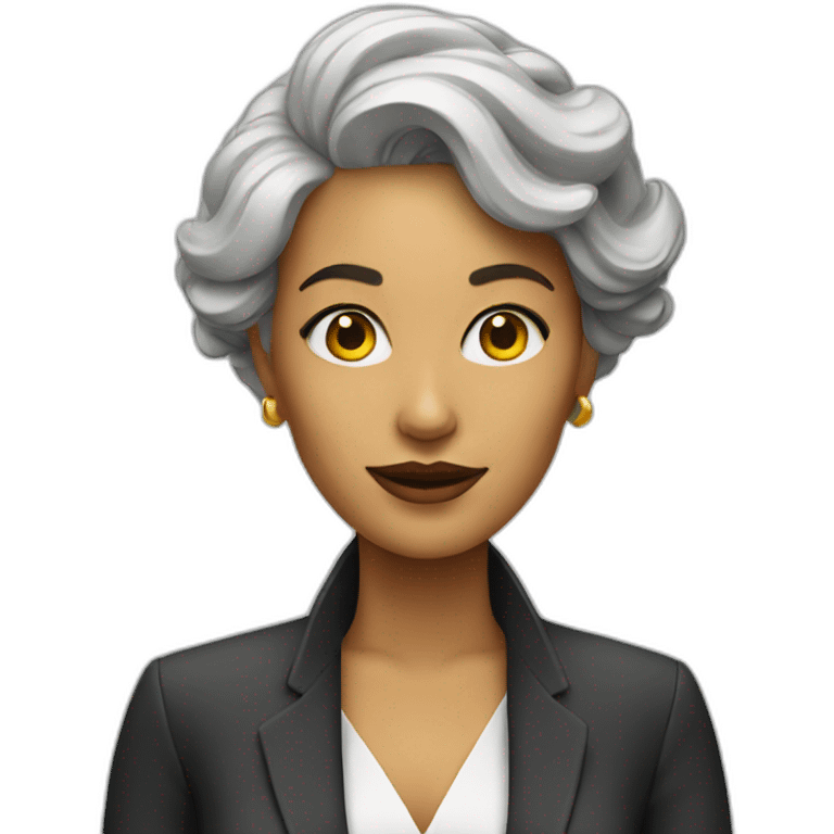 futurist woman emoji