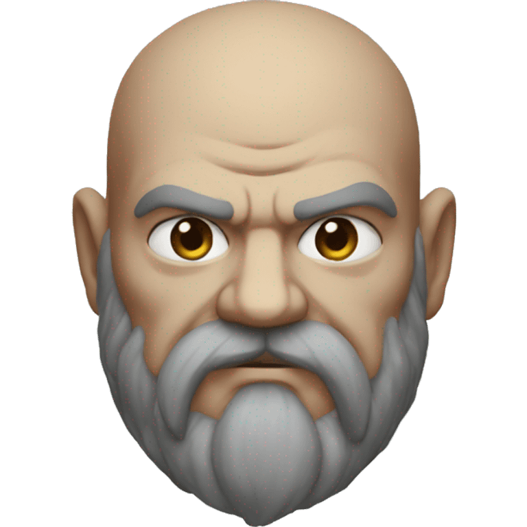 head of Mimir from the God of War emoji