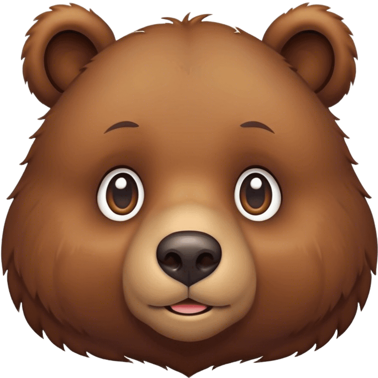 kawai brown bear emoji