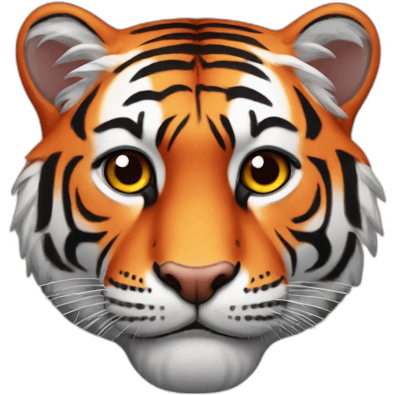 red tiger emoji