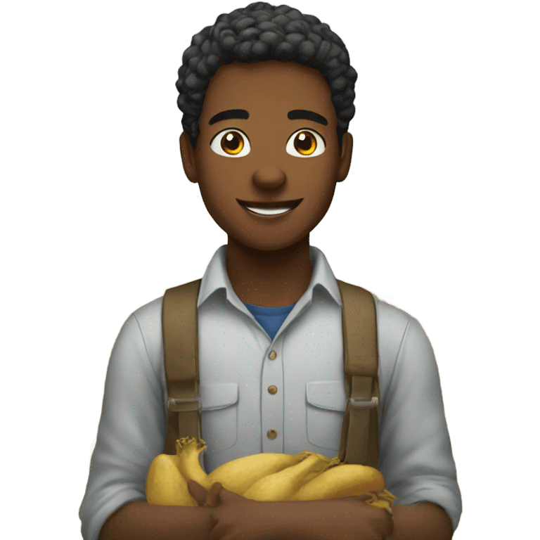 Student in a farm emoji