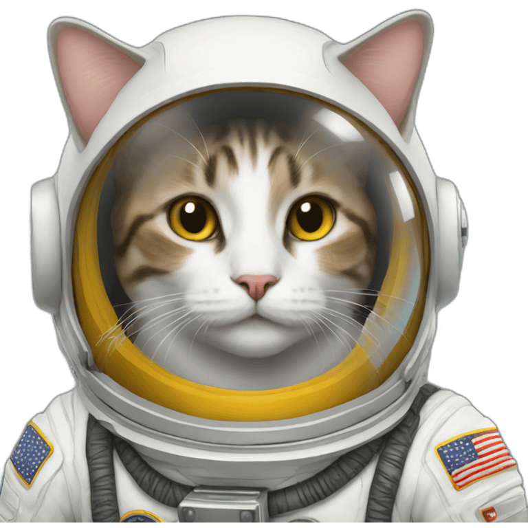 a cat in a spacesuit emoji