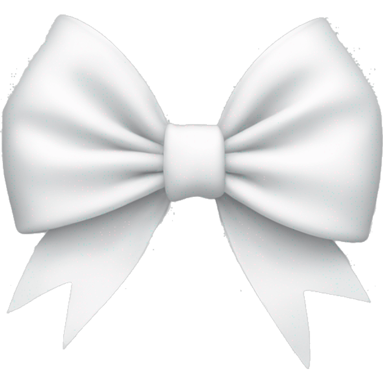 white bow emoji