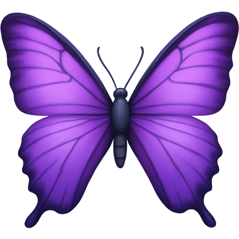 purple butterfly  emoji