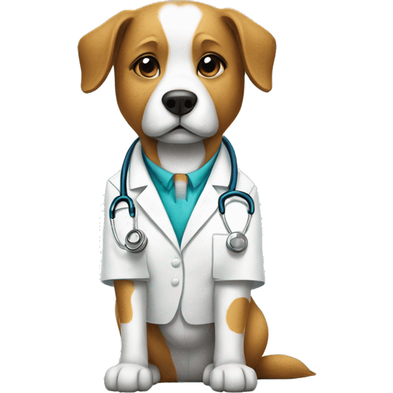 doctor dog emoji