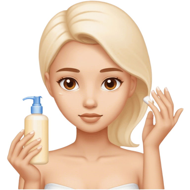 Lotion on girl  emoji