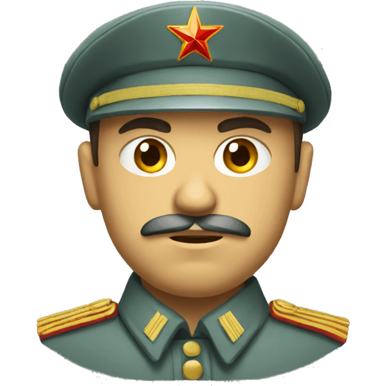 ussr soldier serious  emoji