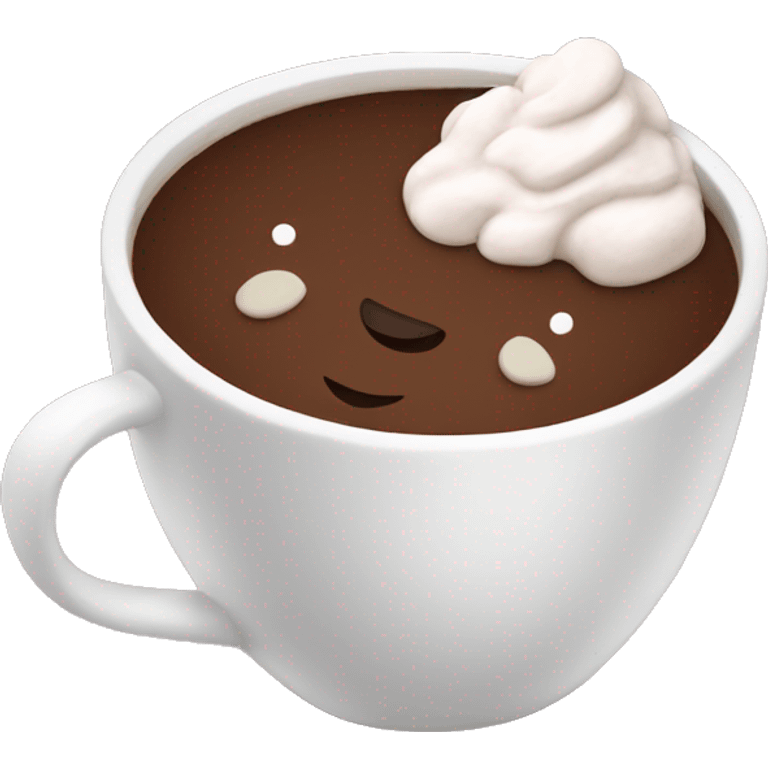 Hot cocoa in a cup emoji