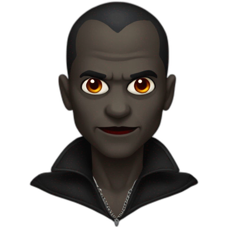 Vampiro negro emoji