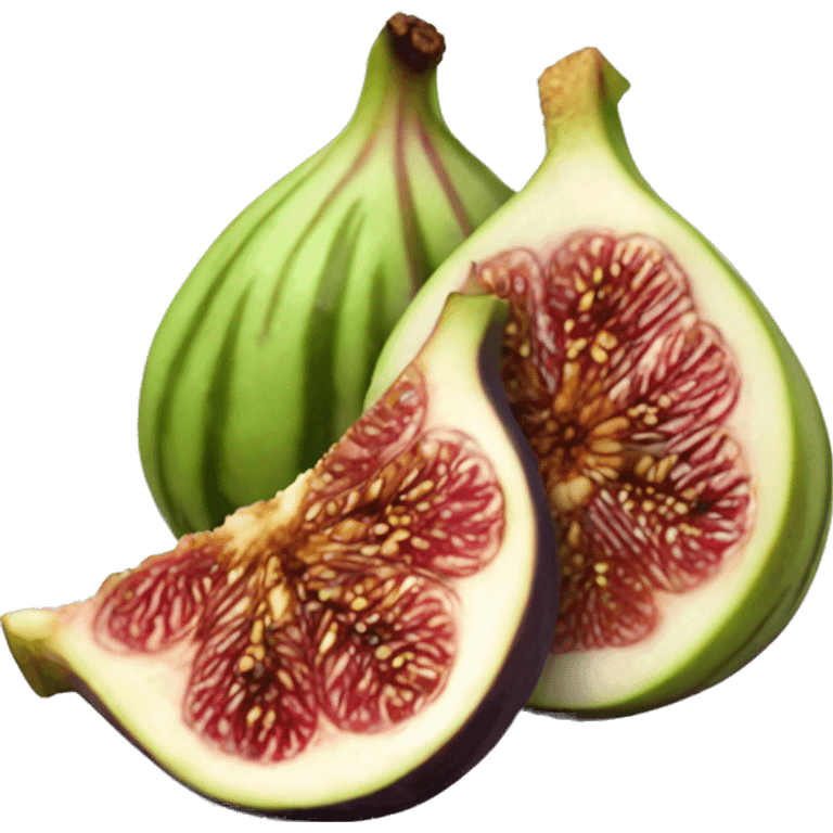 sliced fig emoji