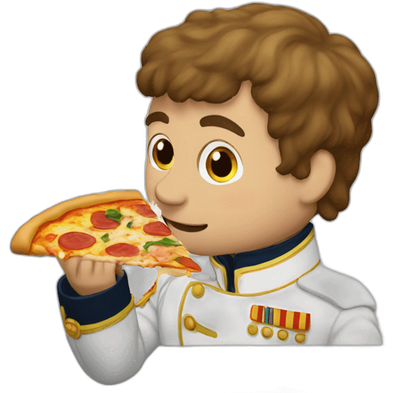 napoleon eating pizza emoji