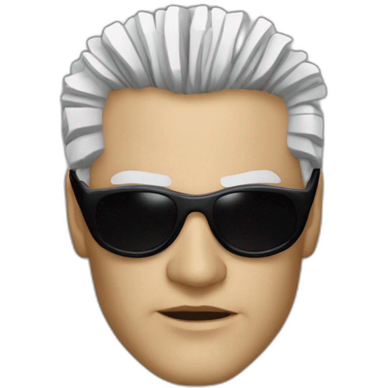 Morpheus, Lawrence fish Byrne from the matrix. Sun glasses emoji