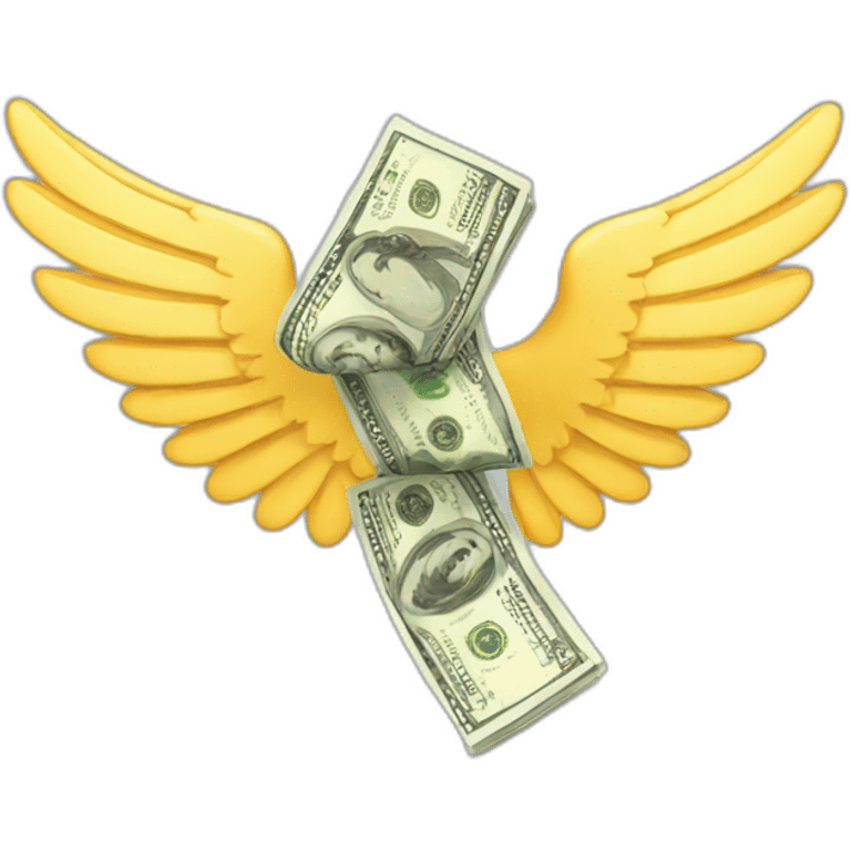 Money with wings emoji