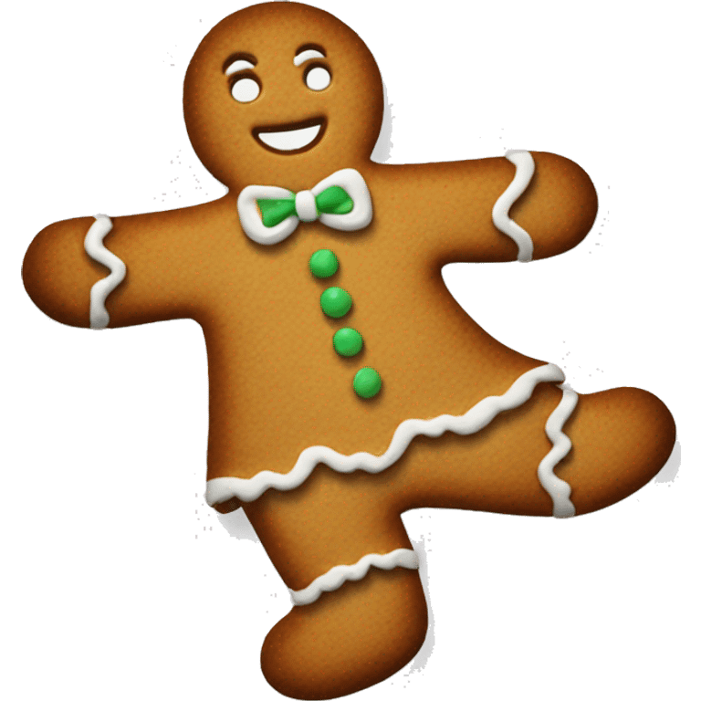 Gingerbread cookie cutter emoji