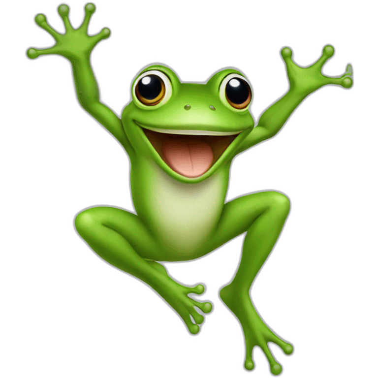 Frog Jumping  emoji