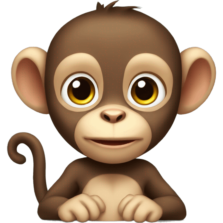 Baby monkey emoji