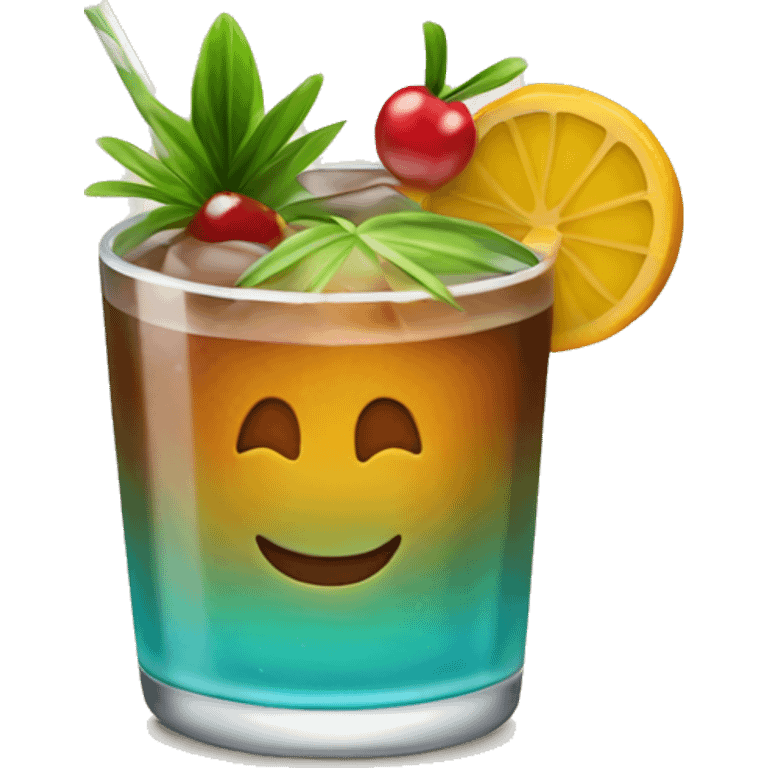 Mai tai cocktail emoji