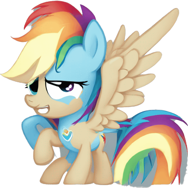 Rainbow dash emoji