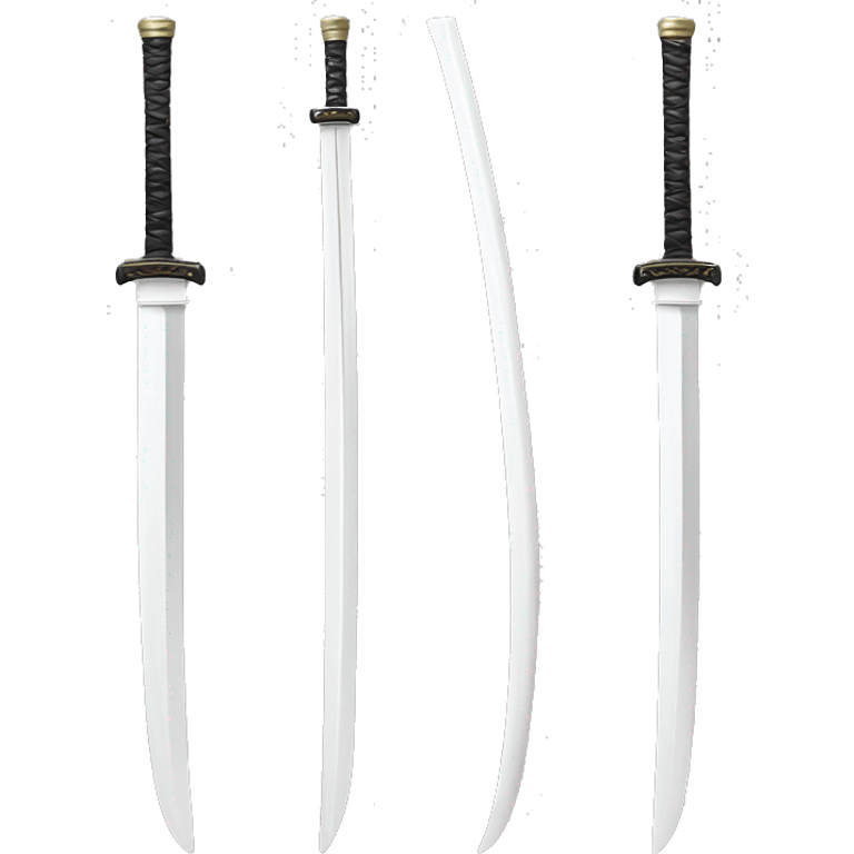 White long katana. Like the ones in "One Piece" emoji