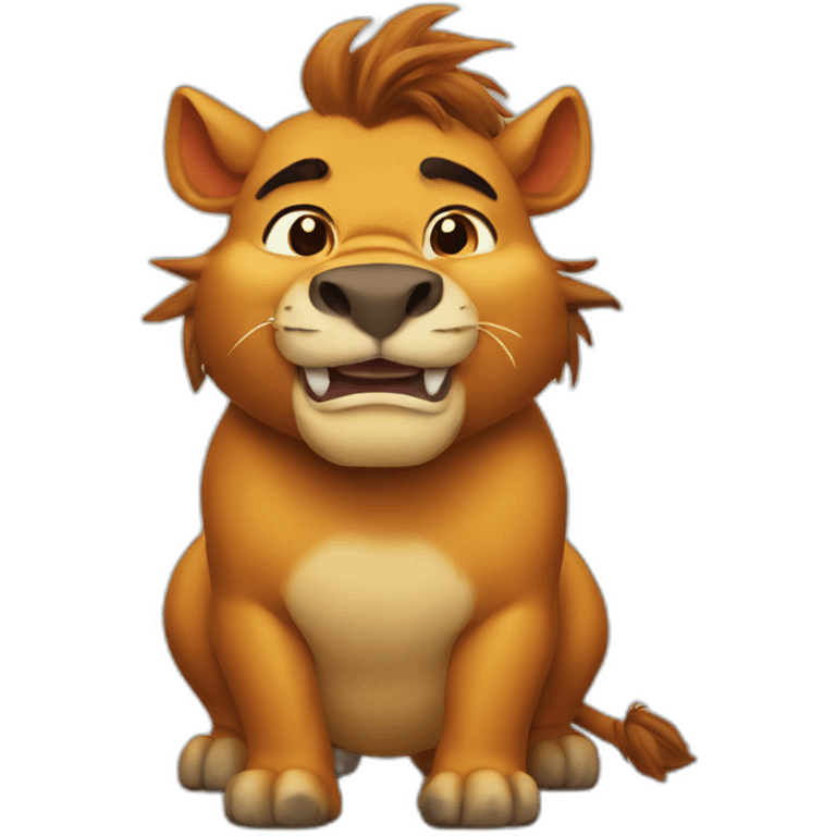 Pumba lion king emoji