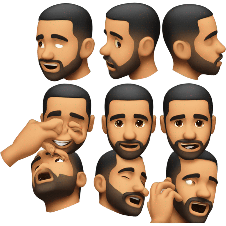 drake kissing drake kissing drake kissing drake emoji