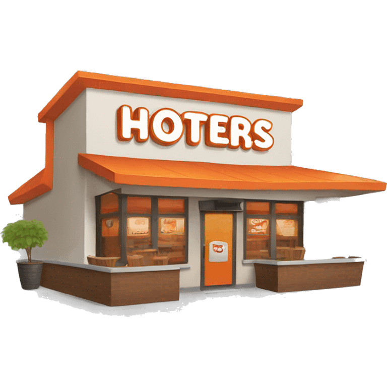 Hooters restaurant  emoji