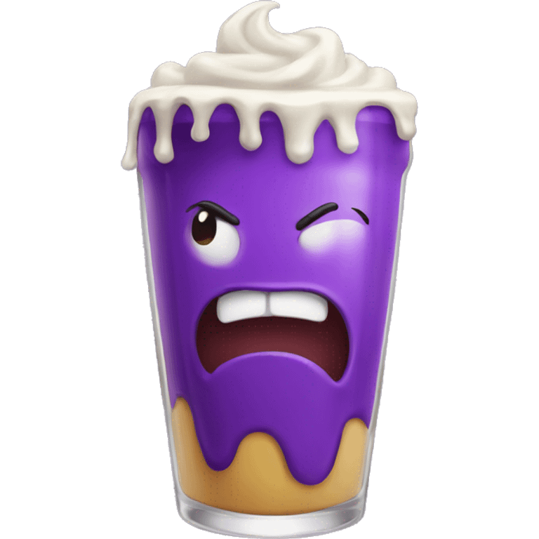 Grimace shake emoji