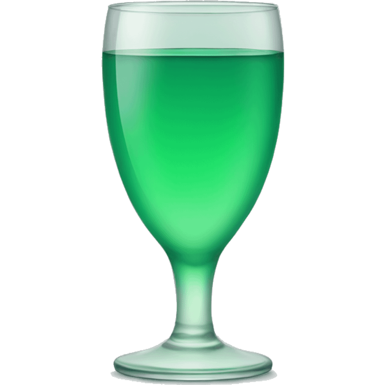 green water glass emoji