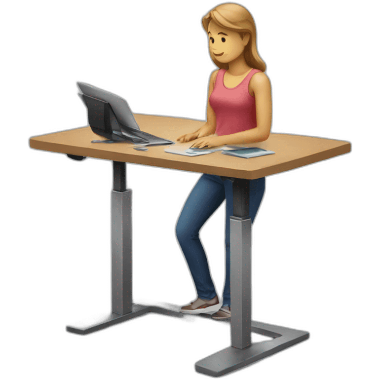 standing desk emoji