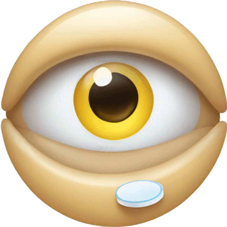 prescription contact lens case emoji