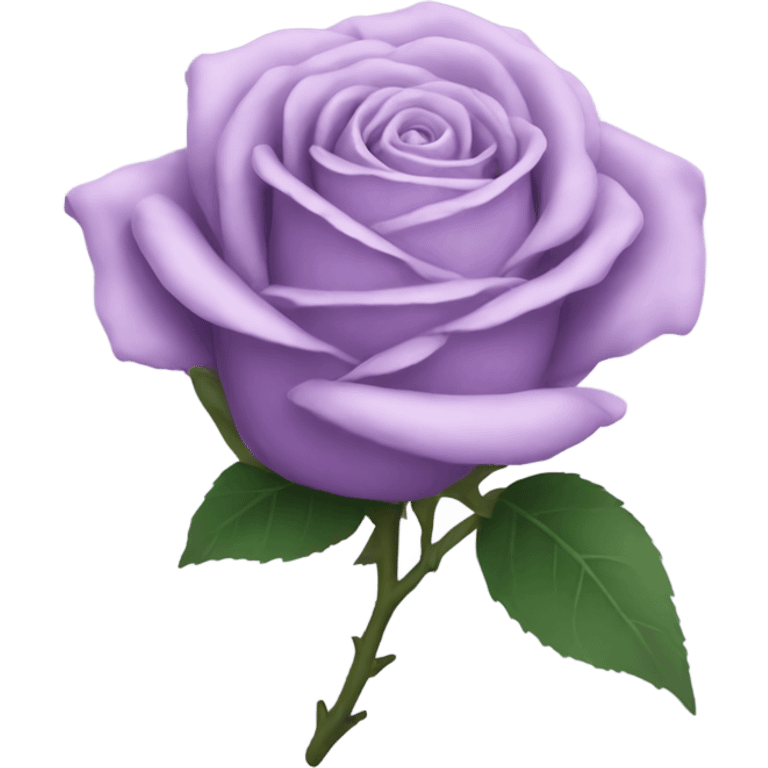 Lilac rose emoji