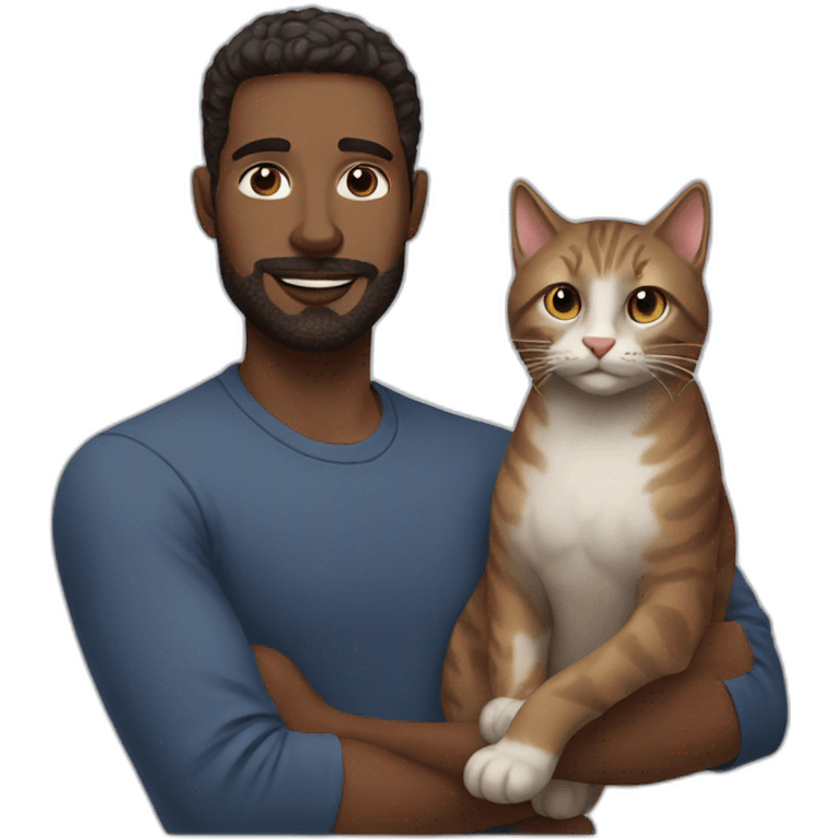 man withcat emoji