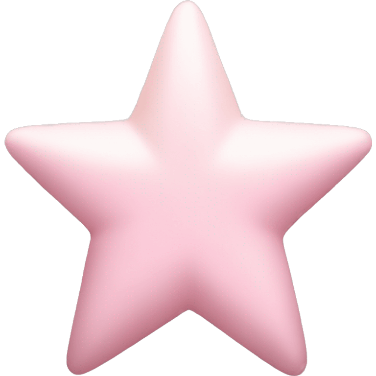 Pastel pink star emoji