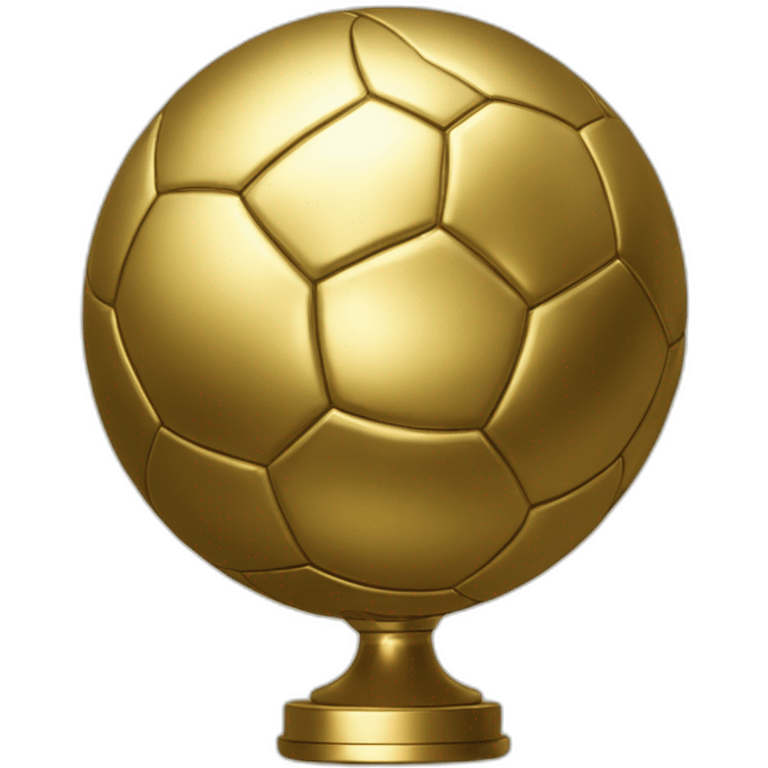 Halland avec le ballon d'or emoji