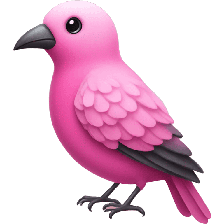 Pink bird emoji