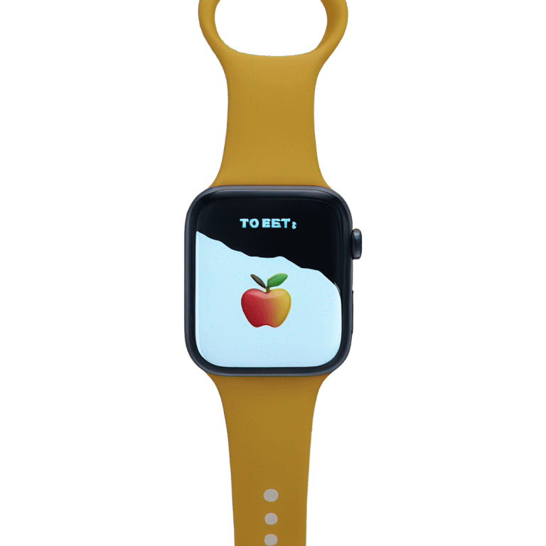 apple watch on the hand emoji